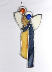 Witraż - Anioły Zakochana Para