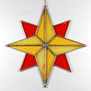 Witraż - Gwiazda betlejemska