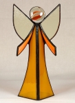 Lampion witrażowy - Anioł Przyjaciel