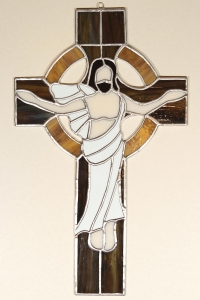 Witraż - Krzyż szafarzy nadzwyczajnych