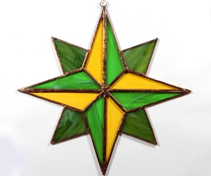 Witraż - Gwiazda betlejemska